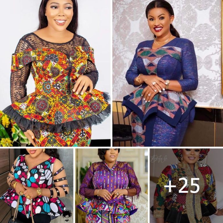 Ankara Styles 2024 Latest Stunning Gown Styles For Ladies. (38 ...