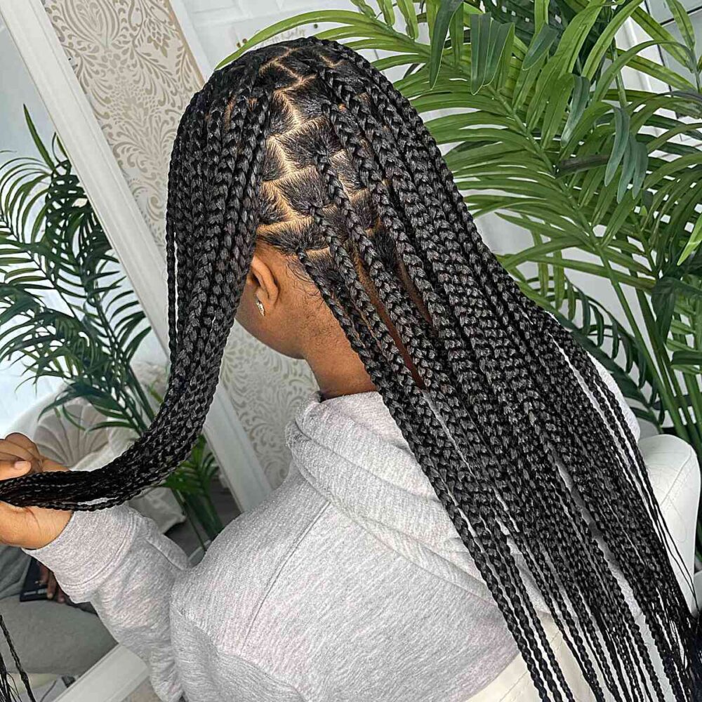 26 Stunning Knotless Braids You Cant Ignore This Year Explore Trending 9299