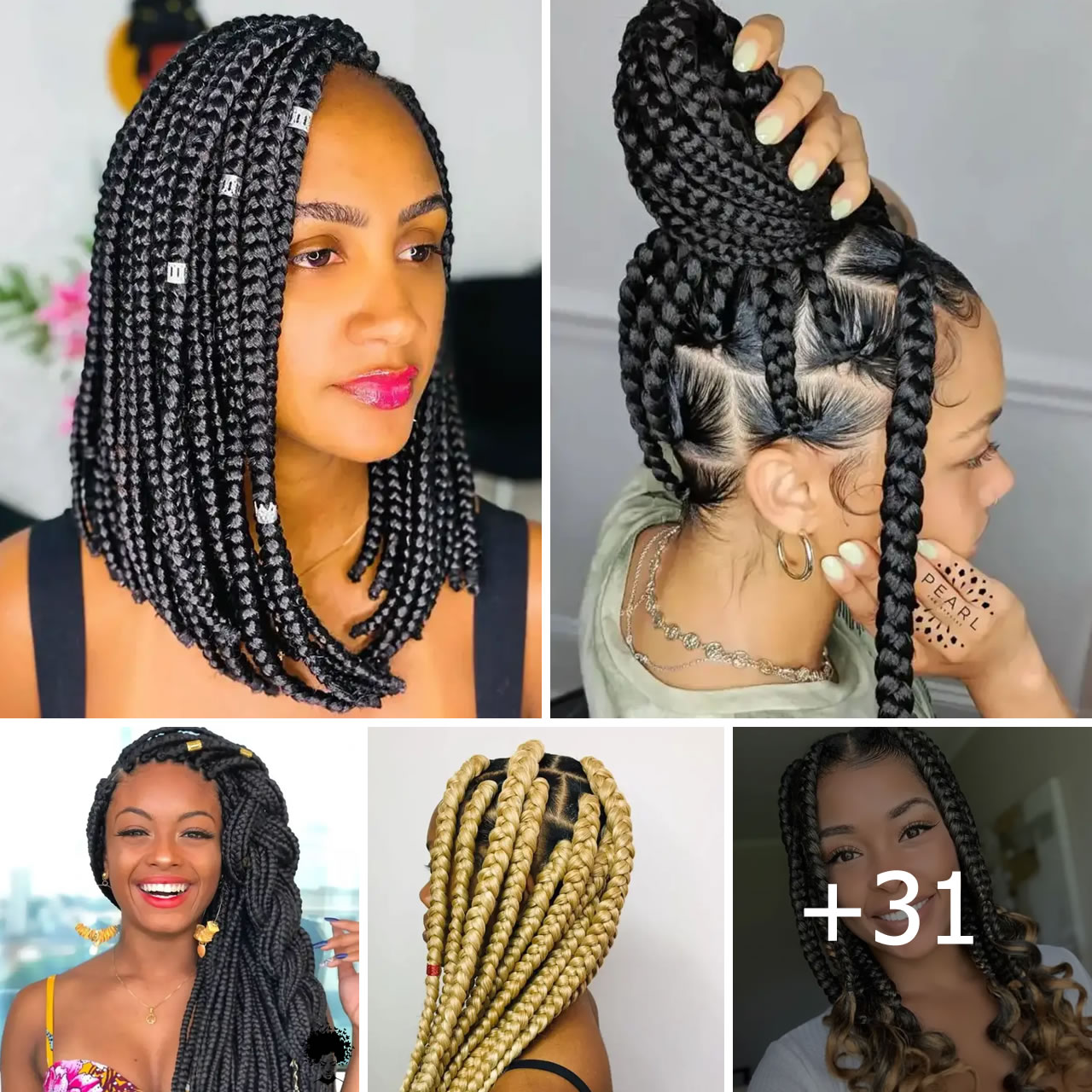 31 Trending Jumbo Box Braid Hairstyles for 2023 – Explore Trending