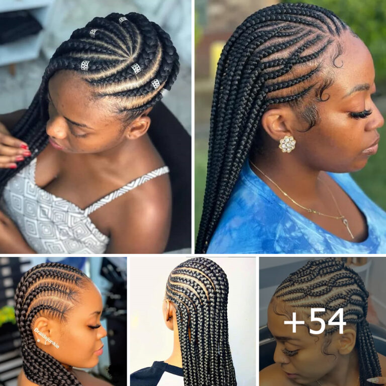 Hottest Ghana Braids Hairstyle Ideas for 2024 (26) – Explore Trending