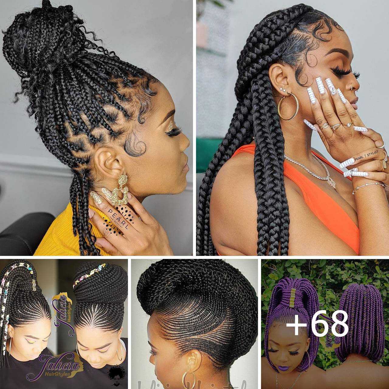 68 Best Black Braided Hairstyles for 2024 – Explore Trending