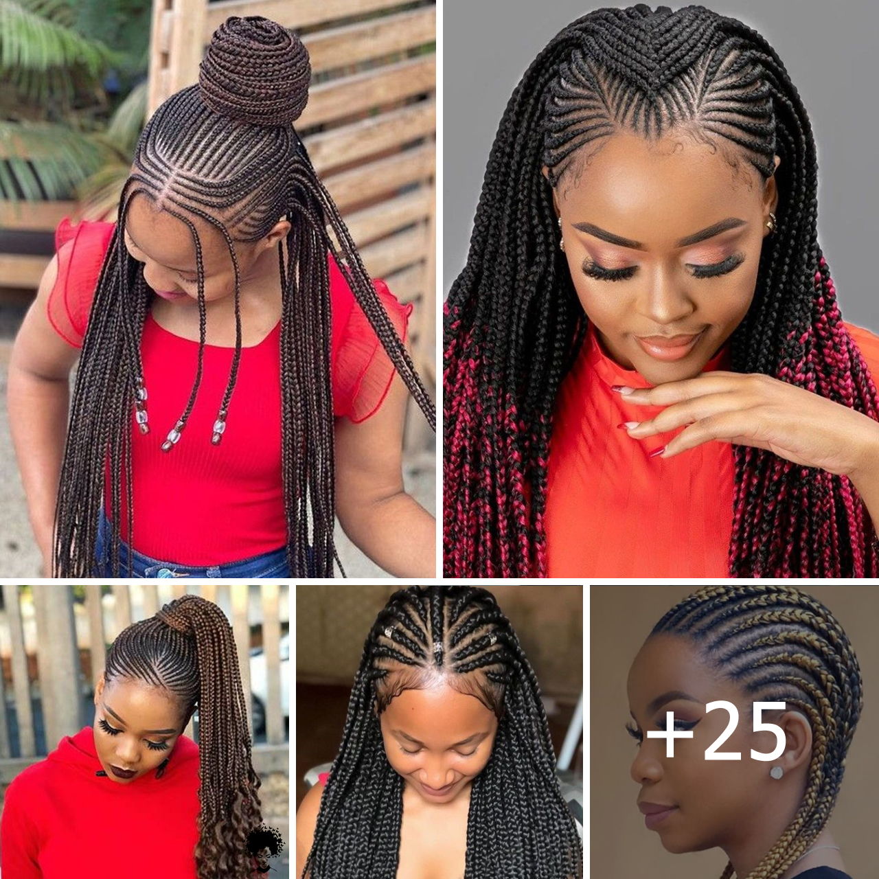 25 Captivating Ghana Braids Hairstyles For Stylish Ladies Explore Trending 4882