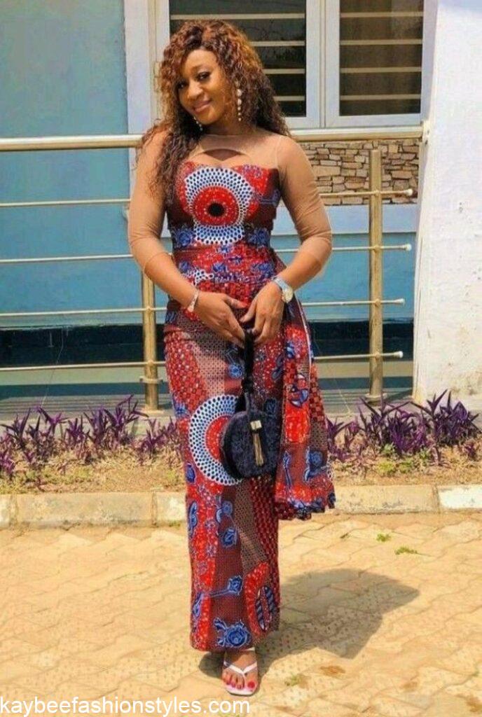 Best Ankara Long Gown Styles for Ladies