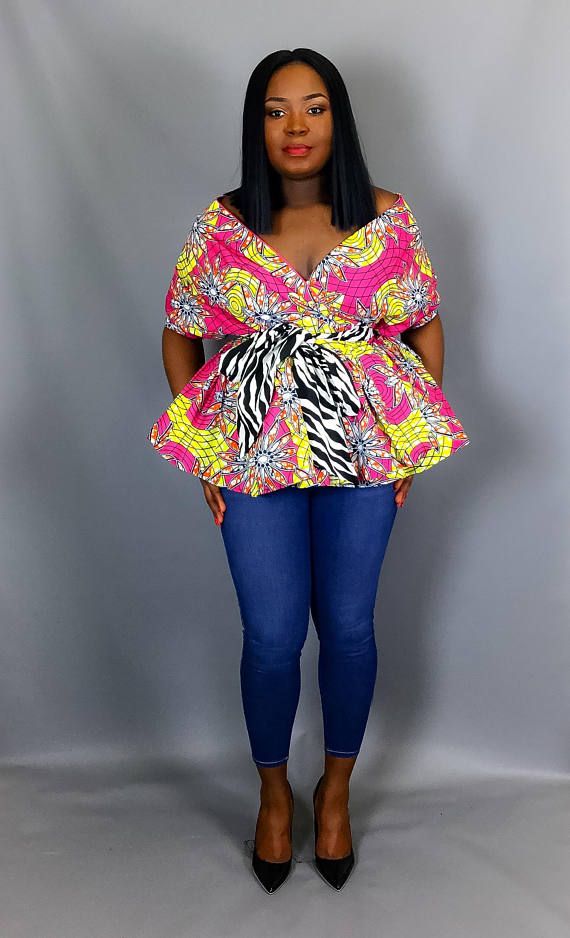 Latest wrap blouse