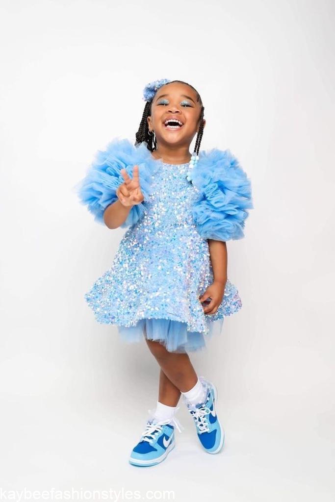 Latest Christmas Gown Styles for Little Girls in Nigeria