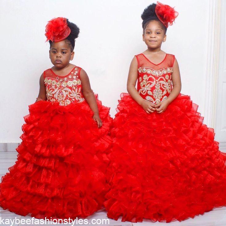 Latest Christmas Gown Styles for Little Girls in Nigeria