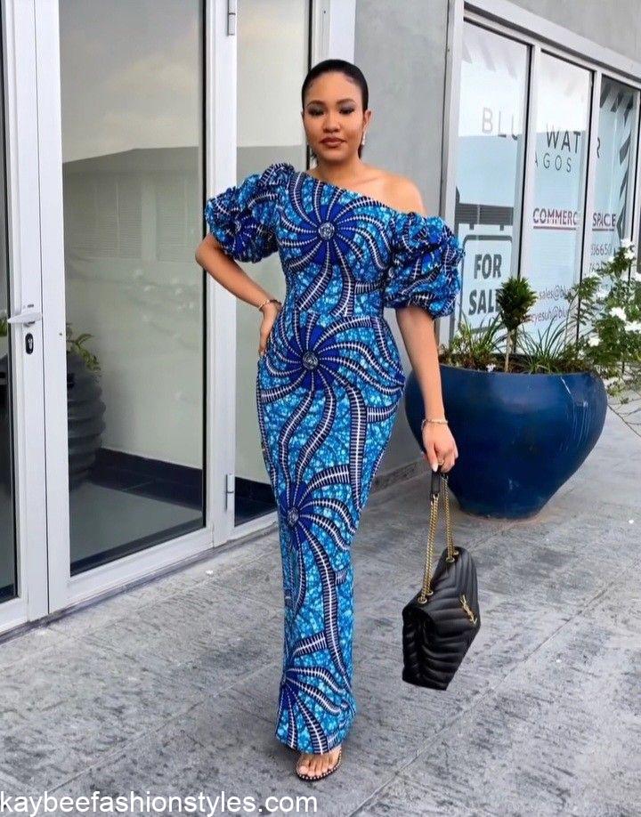 Best Ankara Long Gown Styles for Ladies