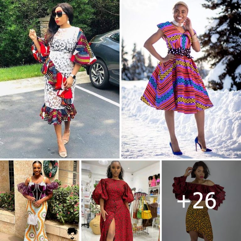 [VISUALS] – Ankara Gown Designs to Wear This Year + APD – Explore Trending